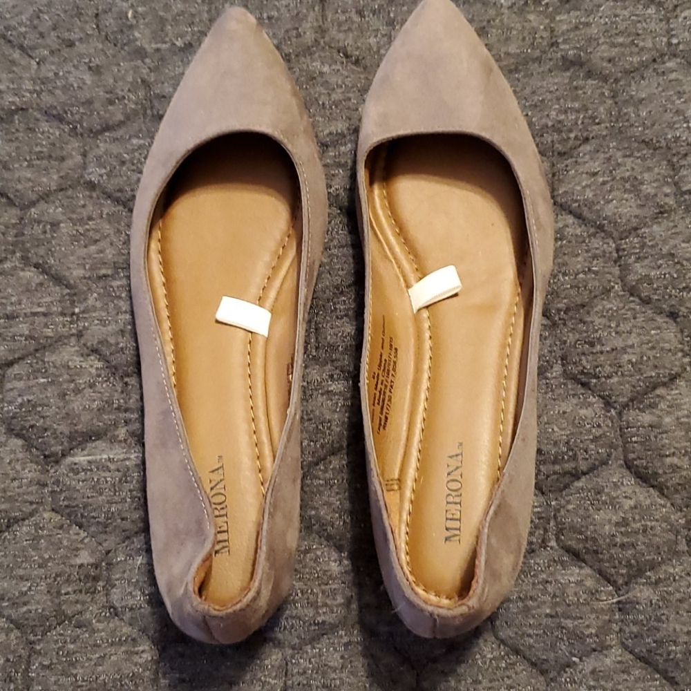 Merona suede flats